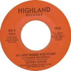 1201 - Luckey Davis - It's Not Where You Start - Highland (Orange)